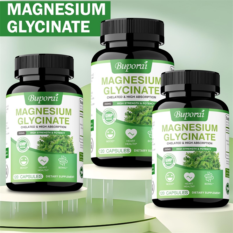 Magnesium Glycinate Capsule - 글리시네이트 마그네슘 - 수면, 뇌, 신경계,
