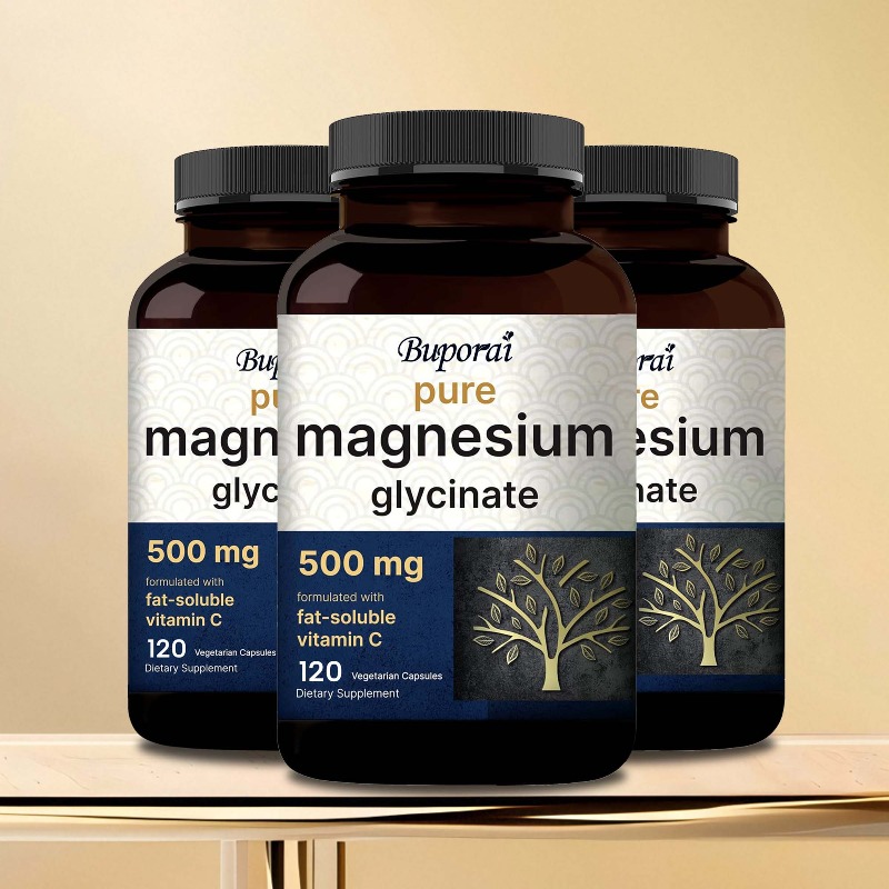 Magnesium Glycinate Capsule - 마그네슘 글리시네이트 캡슐 500mg - 근육