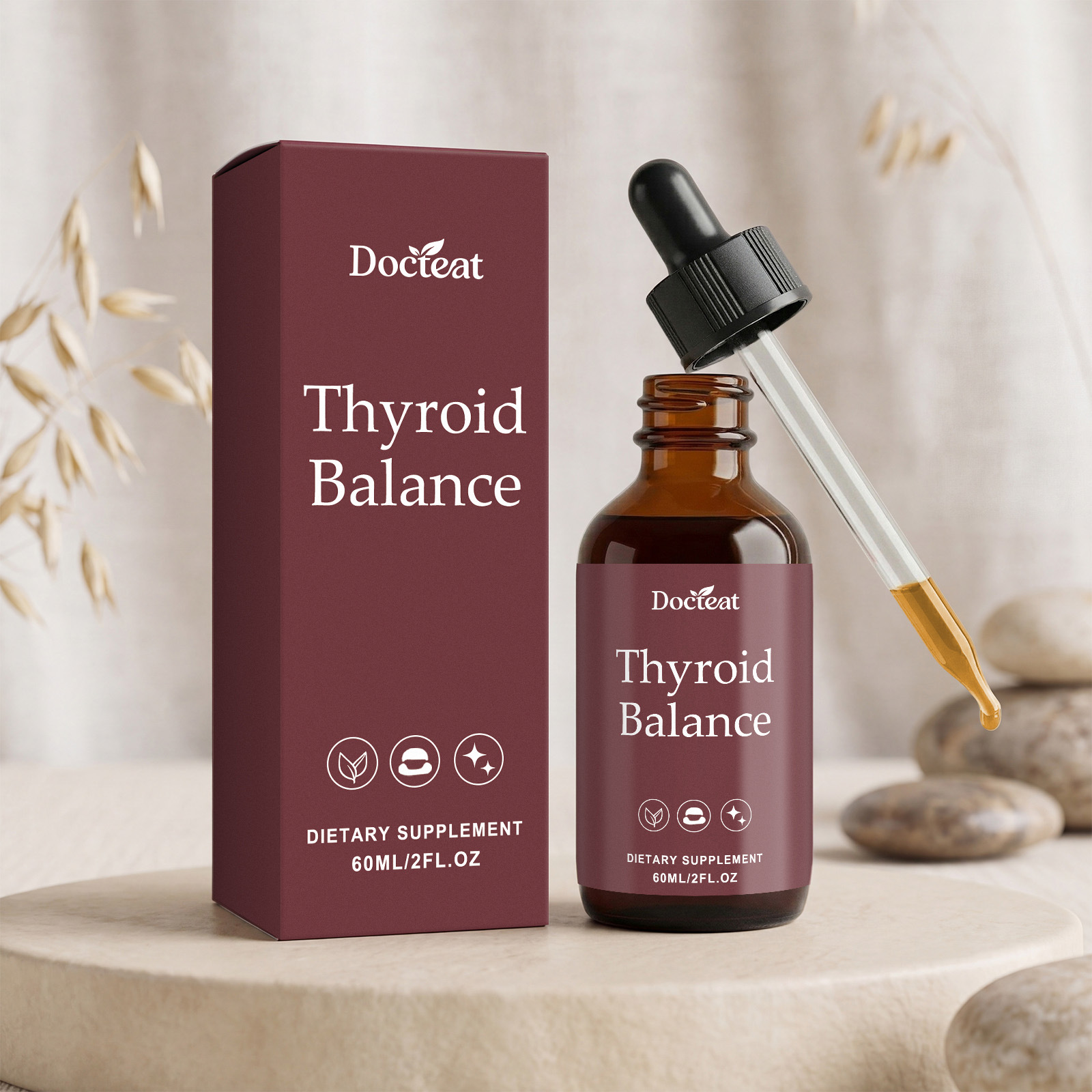 Iodine Drops Supplement - 갑상선 팅크처 보충제 요오드 셀레늄 복합