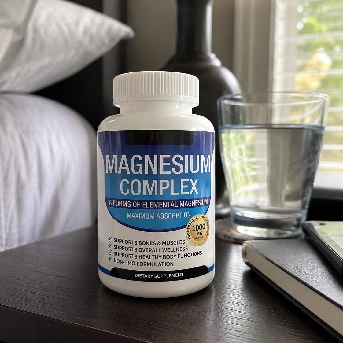 Magnesium Glycinate Capsule - 마그네슘 복합체 1000mg 캡슐 (글리시네이트, 시트레이트,