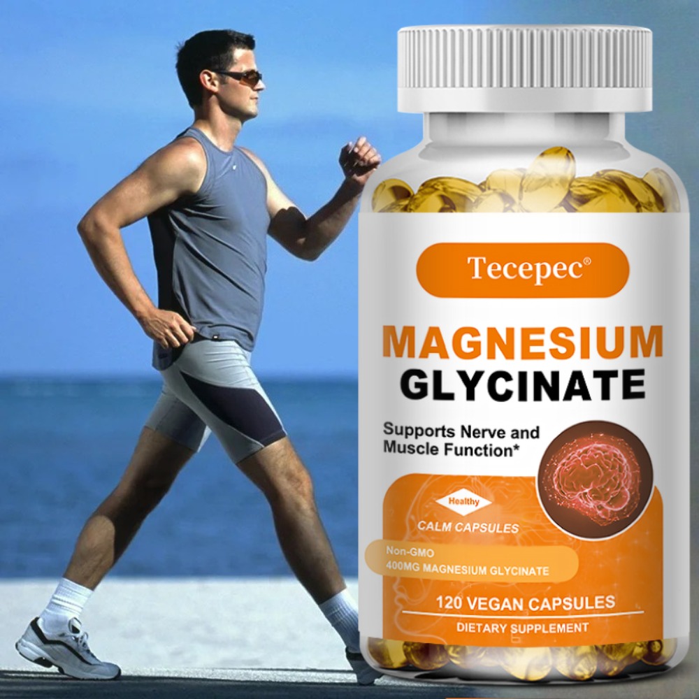 Magnesium Glycinate Capsule - 마그네슘 글리시네이트 - 스트레스, 근육, 수면,