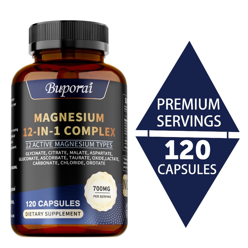 Magnesium Glycinate Capsule - 마그네슘 복합체 - 휴식을 취하고 기분을