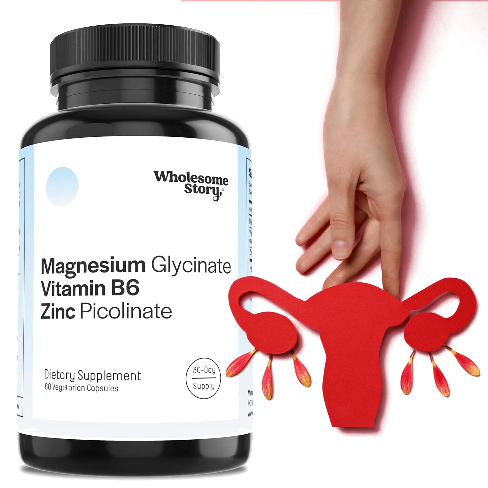 Magnesium Glycinate Capsule - 마그네슘 글리시네이트, 비타민 B6, 아연 피콜리네이트