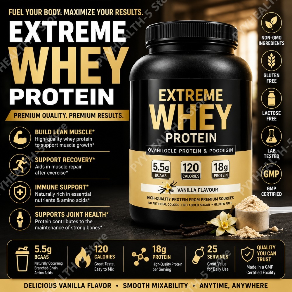 Fitness Nutrition Whey Protein - 바닐라 웨이 프로틴 파우더 2.2lb (18g