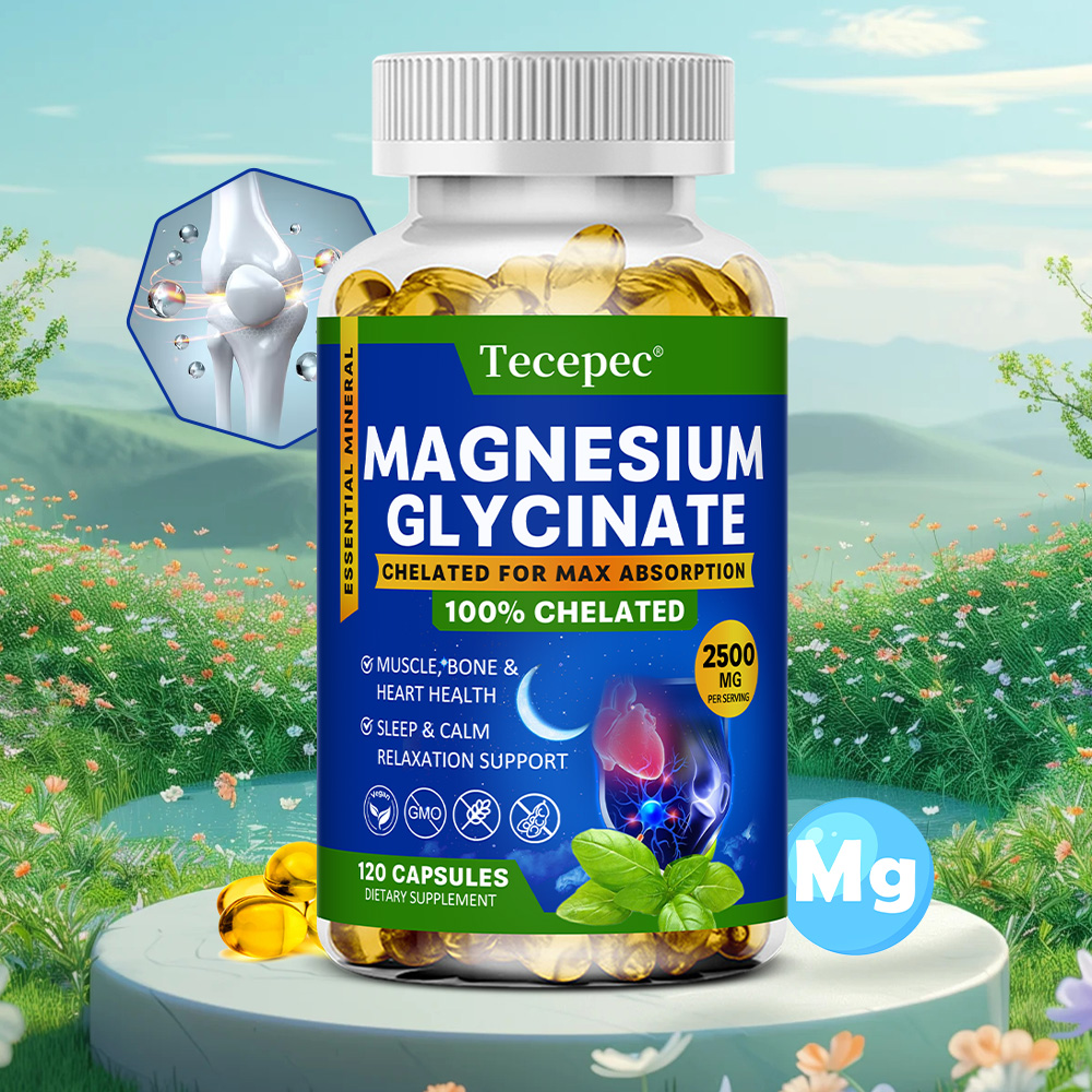 Magnesium Glycinate Capsule - 마그네슘 글리시네이트 캡슐 2500mg - 근육,