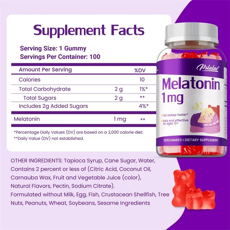 멜라토닌 구미 1mg - 깊은 수면을 도와주고, 잠을  - Melatonin Sleep Gummy 리뷰 및 가격