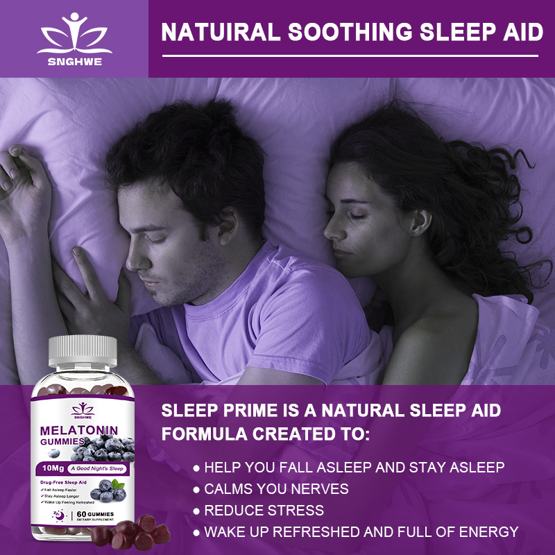 수면 멜라토닌 구미 10mg 더 빨리 잠들고, 더 오래 - Melatonin Sleep Gummy 리뷰 및 가격