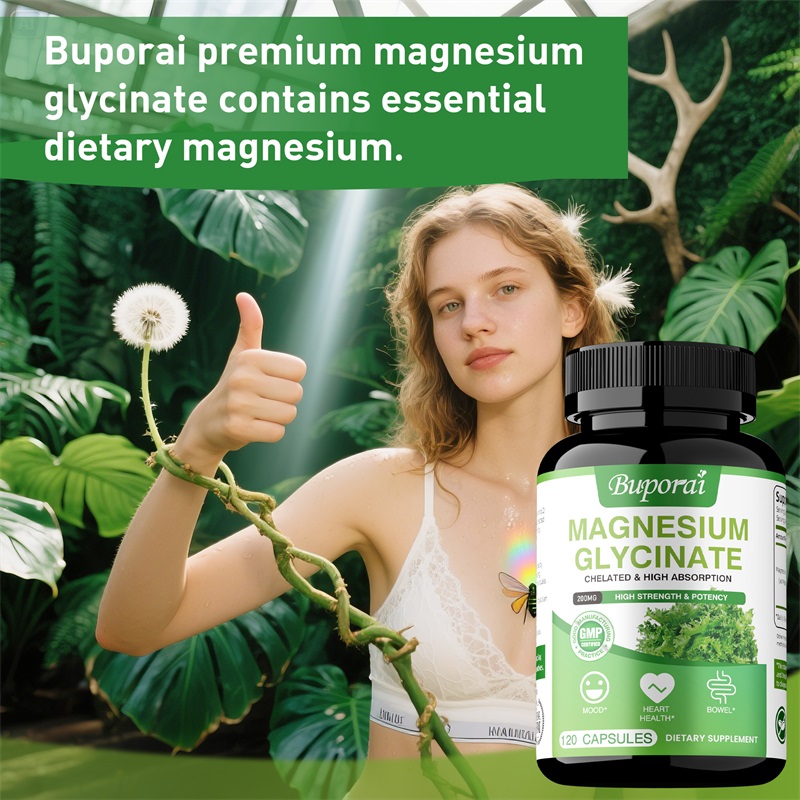 글리시네이트 마그네슘 - 수면, 뇌, 신경계, 뼈, 근 - Magnesium Glycinate Capsule 리뷰 및 가격