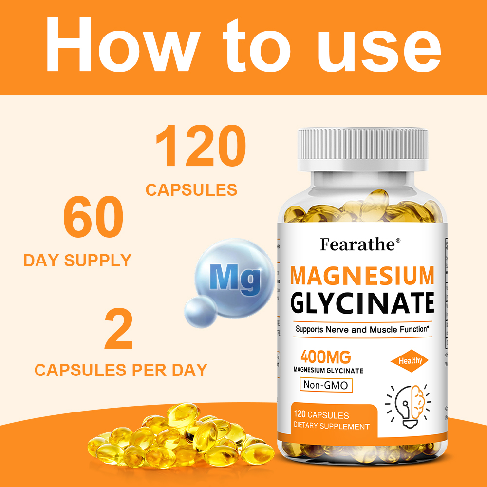 마그네슘 글리시네이트 400mg 캡슐, 근육, 뼈, 심 - Magnesium Glycinate Capsule 리뷰 및 가격