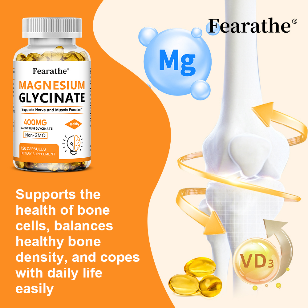 마그네슘 글리시네이트 400mg 캡슐, 근육, 뼈, 심 - Magnesium Glycinate Capsule 리뷰 및 가격