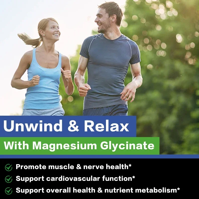 마그네슘 글리시네이트 500mg - 근육 이완, 에너지 - Magnesium Glycinate Capsule 리뷰 및 가격