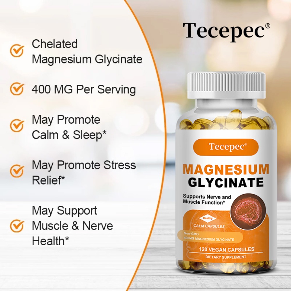 마그네슘 글리시네이트 - 스트레스, 근육, 수면, 관절 - Magnesium Glycinate Capsule 리뷰 및 가격