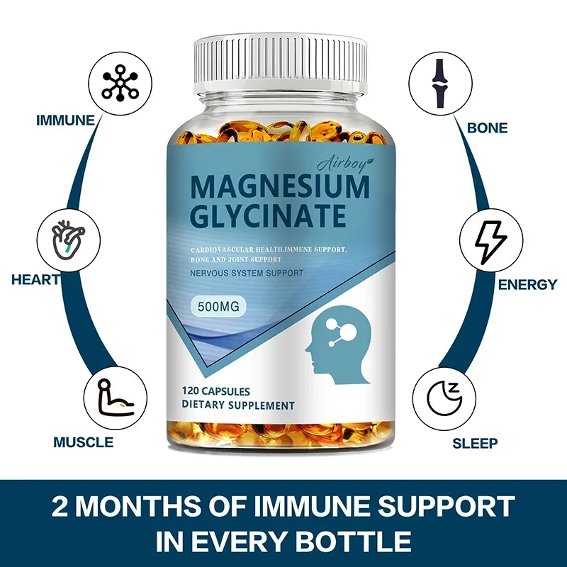 마그네슘 글리시네이트 - 수면 개선, 신경 완화, 뇌  - Magnesium Glycinate Capsule 리뷰 및 가격