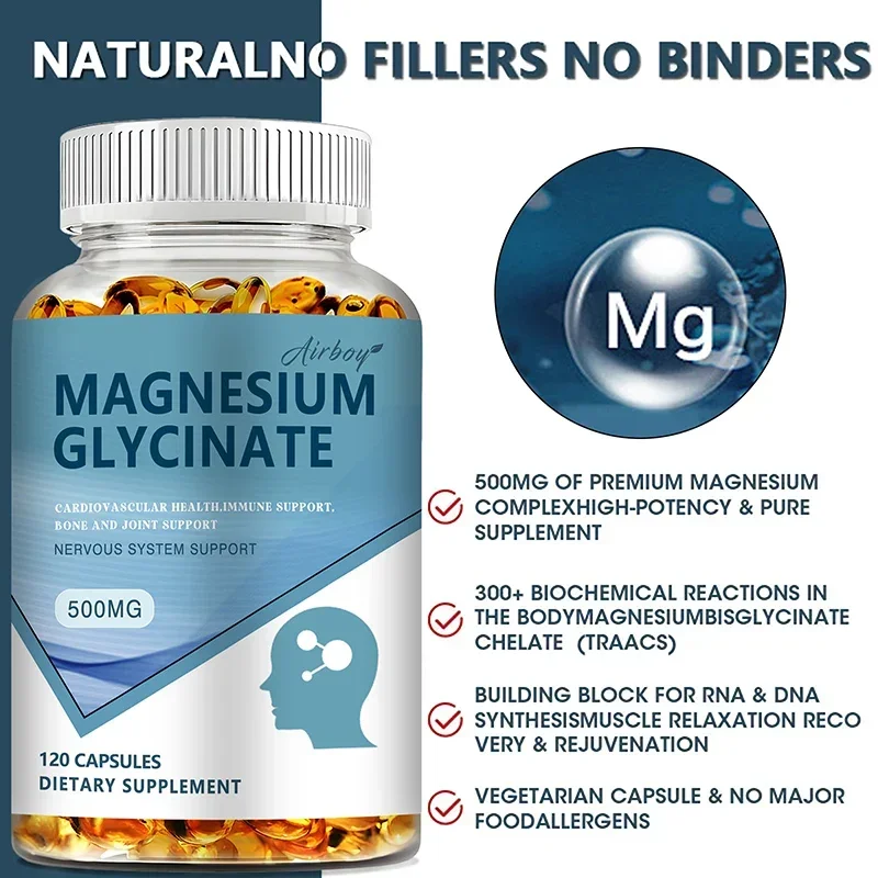 마그네슘 글리시네이트 - 수면 개선, 신경 완화, 뇌  - Magnesium Glycinate Capsule 리뷰 및 가격