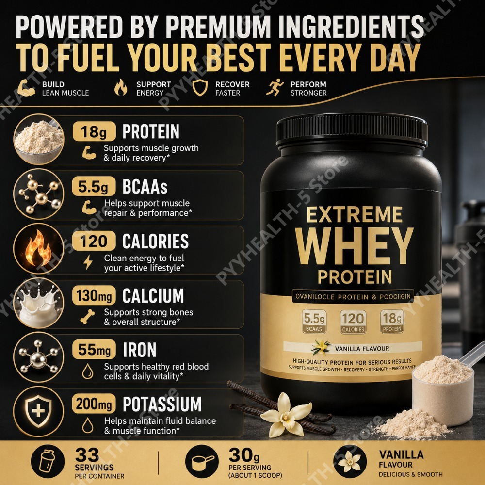 바닐라 웨이 프로틴 파우더 2.2lb (18g 단백질) - Fitness Nutrition Whey Protein 리뷰 및 가격