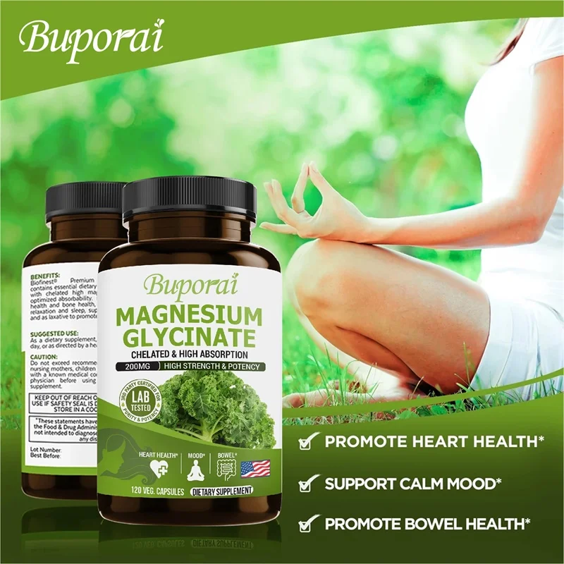 마그네슘 글리시네이트 캡슐은 스트레스를 완화하고 수면의 - Magnesium Glycinate Capsule 리뷰 및 가격